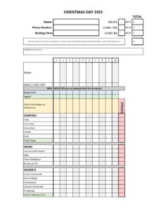 Xmas Day Carvery Selector 2025 pdf