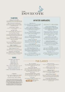 Dovecote Jan 2026 menu pdf
